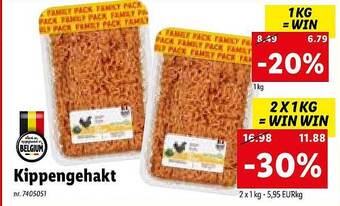 Lidl Kippengehakt aanbieding