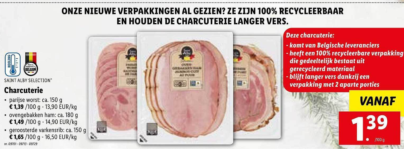 Saint alby selection charcuterie promotie bij Lidl