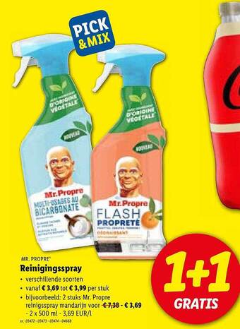 Mr propre reinigingsspray