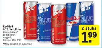 Red Bull 0.25 literblikjes