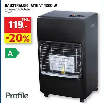 Gasstraler atria 4200w