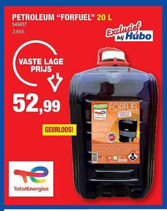 Hubo Petroleum forfuel 20l aanbieding