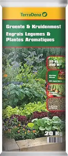 Terradena Groente- en kruidenmeststof 20 kg