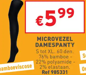 Trafic Microvezel Damespanty S tot XL Ref. 985331 aanbieding