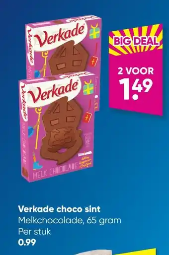 Big Bazar Verkade choco sint 65 gram aanbieding