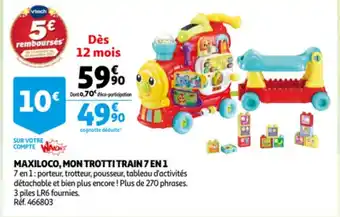 Vtech Maxiloco, mon trotti train 7 en 1 Ref. 466803