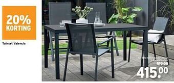 GAMMA Tuinset valencia aanbieding