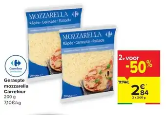 Geraspte mozzarella Carrefour 200g