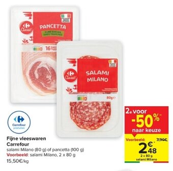 Carrefour Fijne vleeswaren Carrefour aanbieding