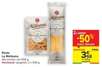 Carrefour Pasta La Molisana aanbieding