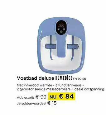Molecule Voetbad Deluxe Homedics aanbieding
