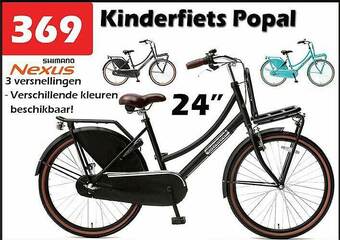 iTEK Kinderfiets Popal aanbieding