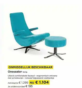 Molecule Onmiddellijk Beschikbaar Oneseater Swing aanbieding