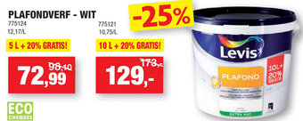Hubo Plafondverf WIT aanbieding