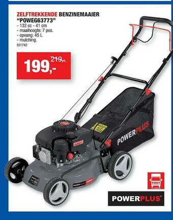 Hubo Zelftrekkende Benzinemaaier aanbieding