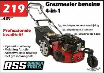 Grasmaaier Benzine 4-in-1 Rss