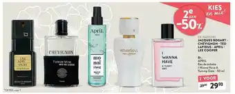 De Parfums Jacques Bogart- Chevignon - Ted Lapidus - April - Lee Cooper