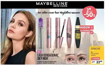 Di De Mascara's Maybelline aanbieding