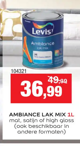 Hubo Ambiance Lak Mix 1L aanbieding