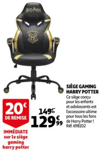 Auchan Siege Gaming Harry Potter aanbieding