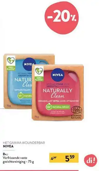 Di Het Gamma Wounderbar Nivea aanbieding