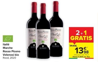 Italie Marche Rosso Piceno Velenosi bio