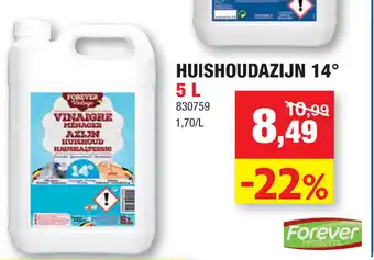 Hubo Forever Huishoudazijn 5L aanbieding