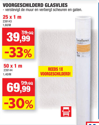 Hubo Voorgeschilderd Glasvlies aanbieding