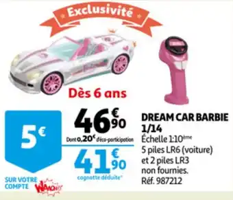 Dream Car Barbie 1/14