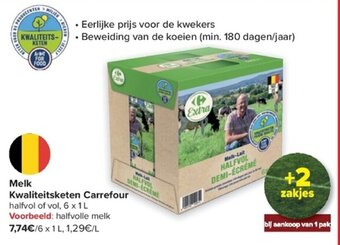 Carrefour Melk Kwaliteitsketen Carrefour aanbieding