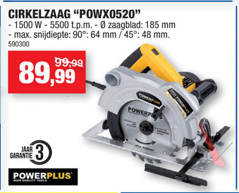 Hubo Cirkelzaag P0WX0520 aanbieding