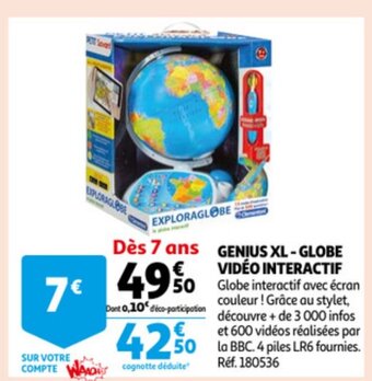 Genius XL Globe Video Interactif