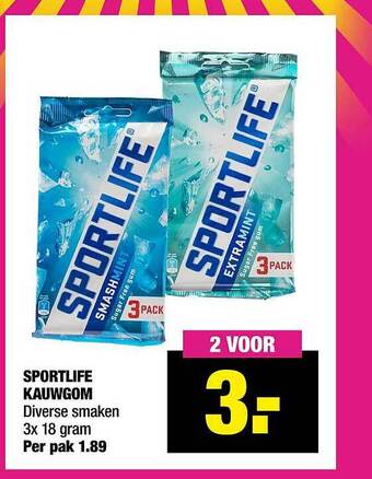 Sportlife Kauwgom