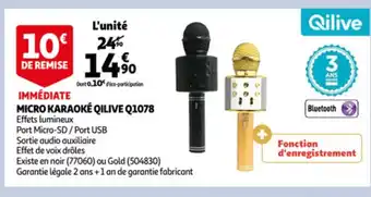 Qilive Micro Karaoke Q1078