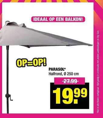 Big Bazar Parasol aanbieding