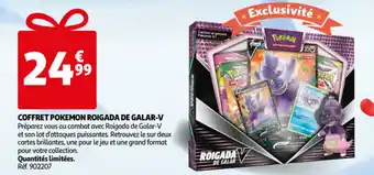 Auchan Coffret Pokemon Roigada De Galar-V aanbieding