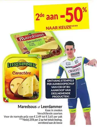 Intermarché Maredsous Of Leerdammer Kaas aanbieding