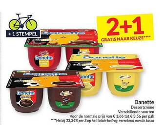 Intermarché Danette Dessertcrème aanbieding