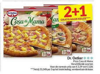 Intermarché Dr. Oetker Pizza Casa Di Mama aanbieding