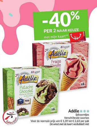 Intermarché Adélie Ijshoorntjes aanbieding