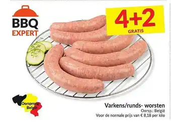 Intermarché Barkens-runds- Worsten aanbieding