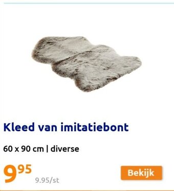 Action Kleed van Imitatiebont 60 x 90cm aanbieding