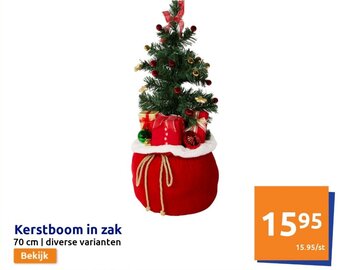 Action Kerstboom in Zak 70cm aanbieding