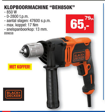 Hubo Klopboormachine BEH850K aanbieding