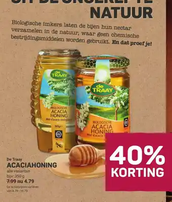 De Traay Acaciahoning Alle Varianten 350g
