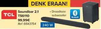 Carrefour Soundbar 2.1 TS6110 aanbieding