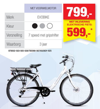 Hubo Met Voorwielmotor aanbieding