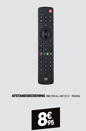 Electro Depot Afstandsbediening One for all URC1210 - 956356 aanbieding