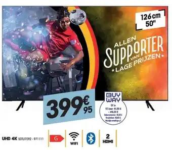 Electro Depot Samsung UHD 4K 126cm 50" 50TU7092 - 971111 aanbieding
