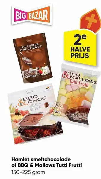Hamlet smeltchocolade of bbq & mallows tutti frutti